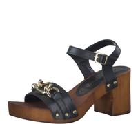 MARCO TOZZI 2-2-28362-20, Sandalia con talón para Mujer, Negro (Black), 38 EU