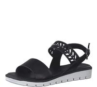 MARCO TOZZI 2-2-28600-20, Sandalia para Mujer, Negro (Black), 38 EU