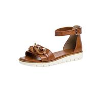 MARCO TOZZI 2-2-28610-20, Sandalia para Mujer, Marrón (Cognac/Gold), 39 EU
