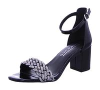 MARCO TOZZI 2-2-88302-20, Sandalia con talón para Mujer, Negro (Black Pat.Cb.), 37 EU