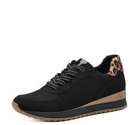MARCO TOZZI 2-23734-41, Zapatillas para Mujer, Negro Leopardo, 37 EU