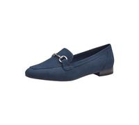 MARCO TOZZI 2-24212-42-Zapatillas, Plantilla Feel Me, Forro Interior Suave, Mocasín Mujer, Azul Marino, 40 EU