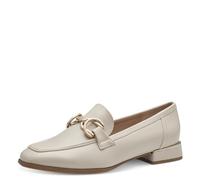MARCO TOZZI 2-24216-42-Zapatillas, Plantilla Feel Me, Forro Interior Suave, Mocasín Mujer, Crema, 38 EU