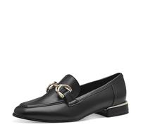 MARCO TOZZI 2-24216-42-Zapatillas, Plantilla Feel Me, Forro Interior Suave, Mocasín Mujer, Negro, 39 EU