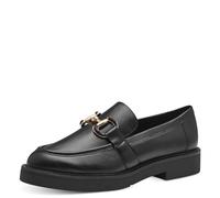 MARCO TOZZI 2-24301-42-Zapatillas, Plantilla Feel Me, Forro Interior Suave, Mocasín Mujer, Negro, 37 EU