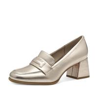 MARCO TOZZI 2-24420-42-Pantuflas, Forro Interior Suave, Vegano, Mocasín Mujer, Platino, 40 EU