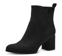 MARCO TOZZI 2-25095-41, Botas Cortas al Tobillo Mujer, Negro y Dorado, 38 EU