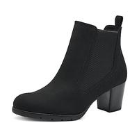 MARCO TOZZI 2-25355-41, Botas Estilo Chelsea Mujer, Negro, 41 EU