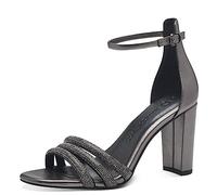 MARCO TOZZI 2-28300-41, Sandalias Mujer, Pewter Comb, 36 EU
