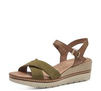 MARCO TOZZI 2-28722-42, Sandalias con cuña Mujer, Fern Green Com, 38 EU