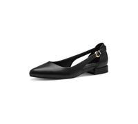 MARCO TOZZI Feel Me 2-22114-42-Bailarinas, Plantilla Suave y Forro Interior, Zapatos Tipo Ballet Mujer, Negro, 41 EU
