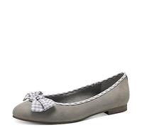 Marco Tozzi Bailarinas Planas con Lazo para Mujer, Taupe Comb, 37 EU