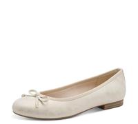 MARCO TOZZI Ballerinas 2-22137-42, Zapatos Tipo Ballet Mujer, Dune Metallic, 40 EU