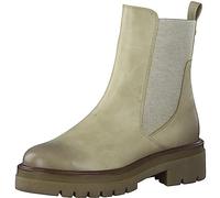 MARCO TOZZI Botas Chelsea para mujer en piel sintética con plataforma, dune, 38 EU