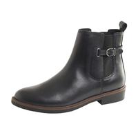 Marco Tozzi Botas Chelsea para mujer, mezcla de materiales de piel y sintéticos, plantilla suave de piel, forro interior suave