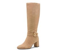 MARCO TOZZI Botas de moda para mujer 2-25528-45, color beige, talla 40 EU, beige, 40 EU