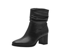 MARCO TOZZI Botín de Mujer con Cremallera y Slip 2-25335-43, Botas de Moda, Negro, 38 EU