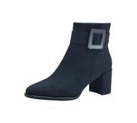 MARCO TOZZI Botín de Mujer con Cremallera y Slip 2-25338-43, Botas de Moda, Dk Navy Comb, 38 EU