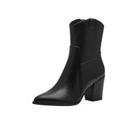 MARCO TOZZI Botín de Mujer con Cremallera y Slip 2-25361-43, Botas de Moda, Negro, 39 EU
