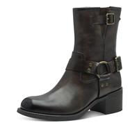 MARCO TOZZI Botín de Mujer con Cremallera y Slip 2-25388-43, Botas de Moda, Cafe Antic, 38 EU