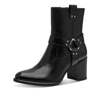 MARCO TOZZI Botín de Mujer con Cremallera y Slip 2-25393-43, Botas de Moda, Negro, 41 EU