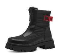MARCO TOZZI Botín de Mujer con Cremallera y Slip 2-26475-43, Botas Cortas al Tobillo, Negro, 36 EU