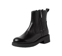MARCO TOZZI Botín para Mujer con Cremallera y Slip 2-25008-43, Botas Cortas al Tobillo, Negro, 42 EU