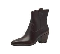 MARCO TOZZI Botín para Mujer con Cremallera y Slip 2-25088-43, Botas Cortas al Tobillo, Moca, 41 EU