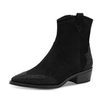 MARCO TOZZI Botín de Mujer con Cremallera y Slip 2-25340-43, Botas Vaqueras, Negro, 37 EU