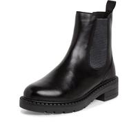 MARCO TOZZI Botín para Mujer con Cremallera y Slip 2-25449-43, Botas Estilo Chelsea, Negro, 39 EU