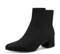 MARCO TOZZI Botín de Mujer con Cremallera y Slip 2-25364-43, Botas Cortas al Tobillo, Negro, 40 EU
