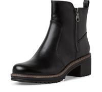 MARCO TOZZI Botines para mujer con cremallera y slip 2-25430-43, color negro, talla 36 EU, Negro, 36 EU