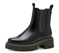 MARCO TOZZI by Guido Maria Kretschmer Chelsea Botas para mujer, de piel sintética, plataforma, Color caqui., 37 EU