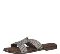 MARCO TOZZI Chanclas para Mujer, 2-27126-42, Pantuflas, Dorado, 41 EU