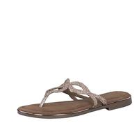 MARCO TOZZI Chanclas para Mujer, 2-27128-42, Pantuflas, Rosa metálica, 38 EU