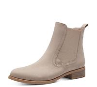 MARCO TOZZI Chelsea - Botas planas elegantes para mujer, pardo, 38 EU