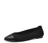 MARCO TOZZI Damen Ballerinas 2-22108-44, Zapatos Tipo Ballet Mujer, Negro, 40 EU