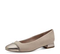 MARCO TOZZI Damen Ballerinas 2-22117-44, Zapatos Tipo Ballet Mujer, Dune, 37 EU