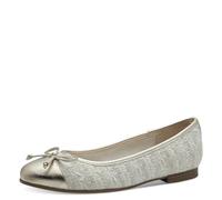 MARCO TOZZI Damen Ballerinas 2-22118-44, Zapatos Tipo Ballet Mujer, Beige, 38 EU