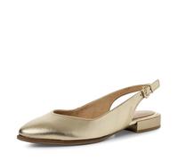 MARCO TOZZI Damen Ballerinas 2-29408-42, Zapatos Tipo Ballet Mujer, Dorado, 38 EU