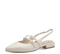 MARCO TOZZI Damen Ballerinas 2-29409-44, Zapatos Tipo Ballet Mujer, Crema, 36 EU