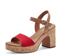 MARCO TOZZI Damen Sandale 2-28008-42, Sandalia Mujer, Rojo, 41 EU