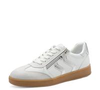 MARCO TOZZI Damen Sneaker 2-23739-44, Zapatillas Mujer, Blanco y Plateado, 41 EU