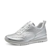 MARCO TOZZI Damen Sneaker 2-23772-44, Zapatillas Mujer, Plata, 36 EU