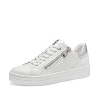 MARCO TOZZI Damen, Sneaker, Feel ME Fußbett,Wechselfußbett, weiches Innenfutter, 2-23718-42, Zapatillas Bajas Mujer, Color Blanco, 36 EU