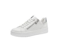 MARCO TOZZI Damen, Sneaker, Feel ME Fußbett,Wechselfußbett, weiches Innenfutter, 2-23718-42, Zapatillas Bajas Mujer, Color Blanco, 38 EU