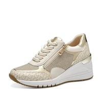 MARCO TOZZI Damen, Sneaker, Feel ME Fußbett,Wechselfußbett, weiches Innenfutter, 2-23723-41, Zapatillas Mujer, Crema Comb, 42 EU