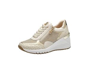 MARCO TOZZI Damen, Sneaker, Feel ME Fußbett,Wechselfußbett, weiches Innenfutter, 2-23723-41, Zapatillas Mujer, Crema Comb, 39 EU