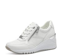 MARCO TOZZI Damen, Sneaker, Feel ME Fußbett,Wechselfußbett, weiches Innenfutter, 2-23743-42, Zapatillas Mujer, Blanco, 40 EU