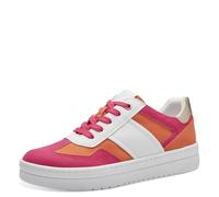 MARCO TOZZI Damen, Sneaker, Feel ME Fußbett,Wechselfußbett, weiches Innenfutter, 2-23746-42, Zapatillas Mujer, Blanco y Rosa, 41 EU